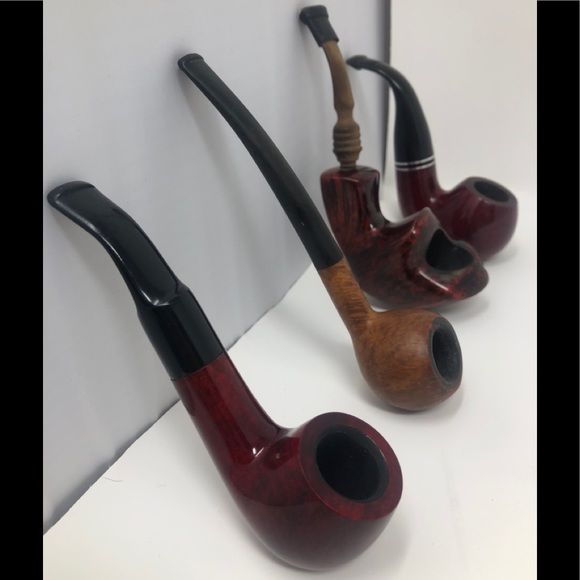 Four vintage pipes